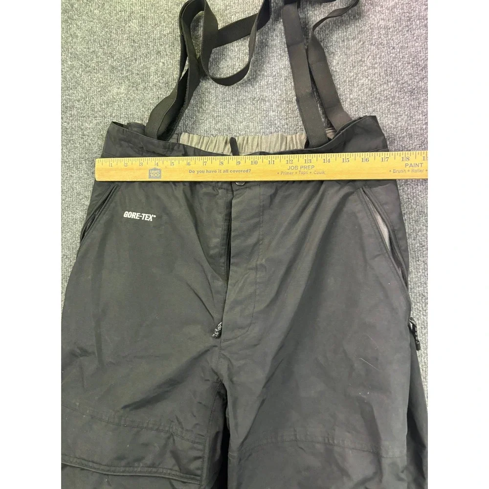 The North Face GORE-TEX Snow Pants Mens XL Black Ski Snowboard Bibs Pants